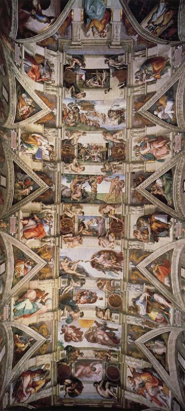 Ceiling of the Sistine Chapel, Michelangelo Buonarroti